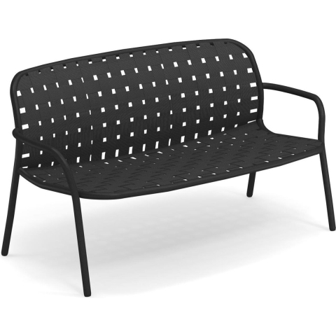 Emu Yard 2-zits Tuinbank Black/grey