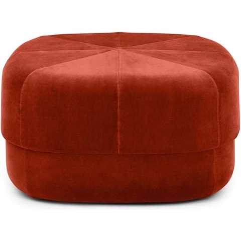 Normann Copenhagen Circus Velour Poef Large Rust