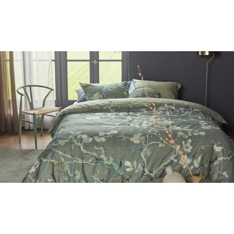 Beddinghouse Van Gogh Blossom Dekbedovertrek 240x200/220 + 60x70 Groen