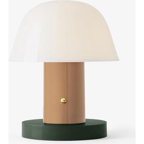&tradition Setago JH27 Tafellamp LED Oplaadbaar Nude&Forest