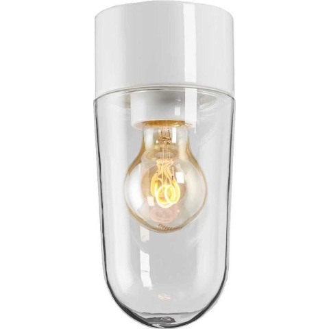 Ifö Electric Classic Stallglas Plafondlamp Ø9.8 Wit