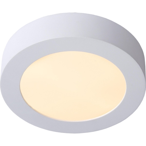 Lucide BriceØ18 Plafondlamp LED Badkamer IP44 Wit