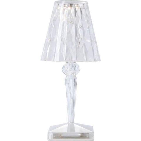 Kartell Battery Tafellamp LED Oplaadbaar Kristal
