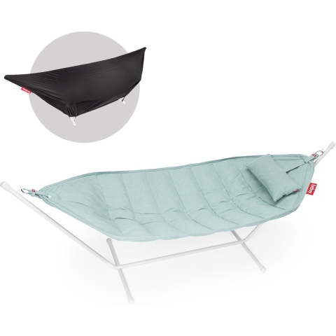 Fatboy Headdemock Superb Deluxe Hangmat Seafoam Rack Light Grey