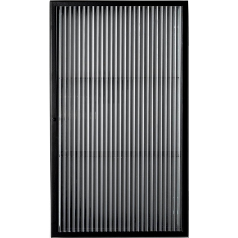 Ferm Living Haze Wandkast Reeded Glas Black