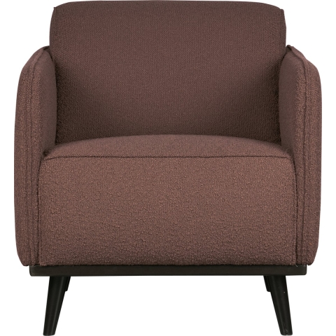BePureHome Statement Fauteuil Met Arm Boucle Coffee