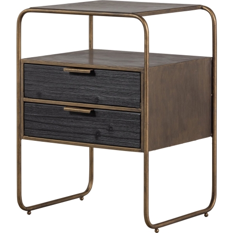 BePureHome Polite Nachtkastje Antique Brass
