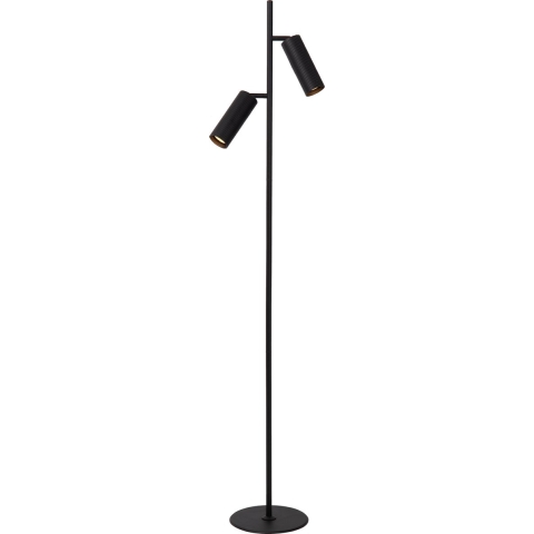 Lucide Clubs 2 Vloerlamp Zwart