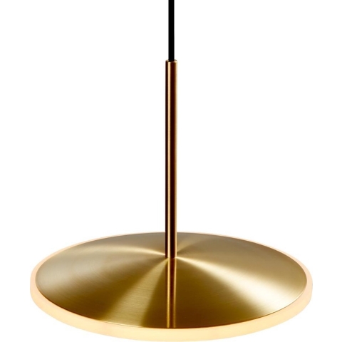 Graypants Chrona Dish 10 Horizontal HanglampØ24 Messing