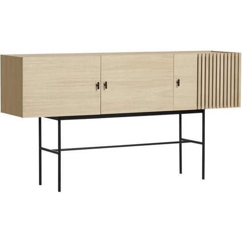 Woud Array Dressoir 180 White Pigmented Oak Veneer