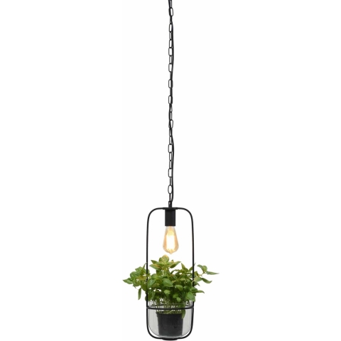 It's About Romi Florence Hanglamp Met Plantenhouder Zwart