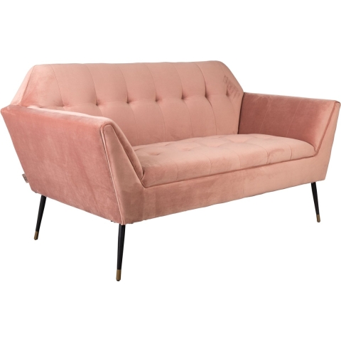 Dutchbone Kate 2-zits Bank Pink Clay