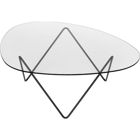 Gubi Pedrera Salontafel 106x86 Zwart