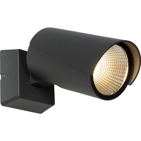 Lucide Manal Wandlamp LED Buiten IP65 Zwart