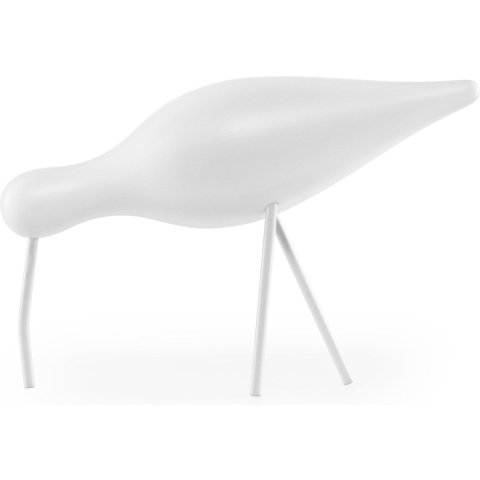Normann Copenhagen Shorebird Vogel Decoratie Large White/white