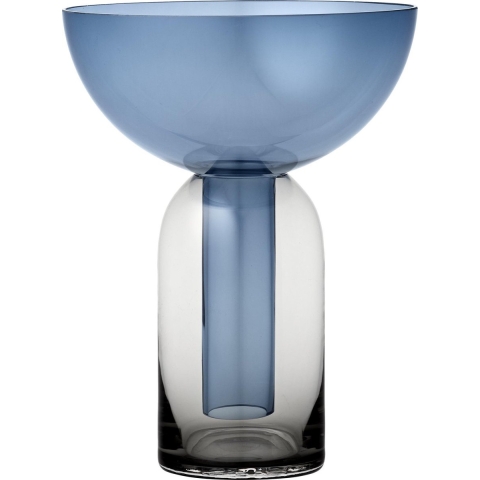 AYTM Torus Vaas Small Zwart/blauw