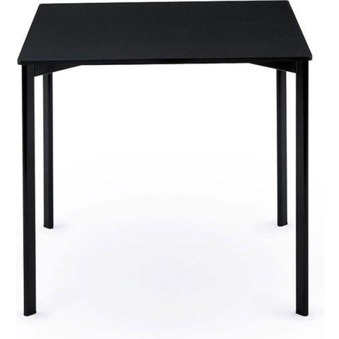 Magis Striped Tavolo Tuintafel Vierkant 79x79 Zwart