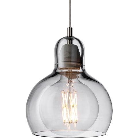 &tradition Mega Bulb HanglampØ18 Zilver Transparant Snoer