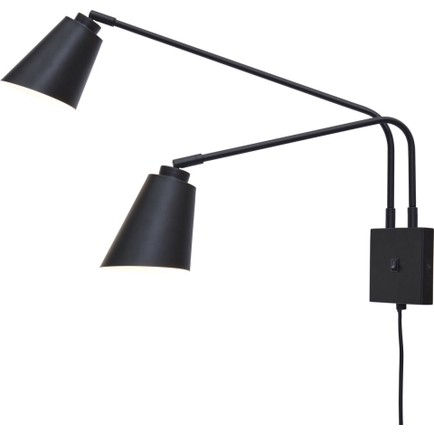 It's About Romi Bremen 2-kap Wandlamp Zwart