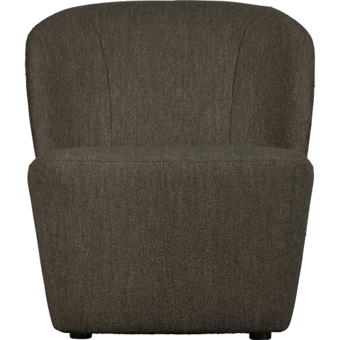Vtwonen Lofty Fauteuil Bouclé Bruin