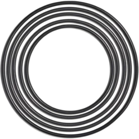 Valerie Objects Trivets Onderzetters Set Van 5 Zwart