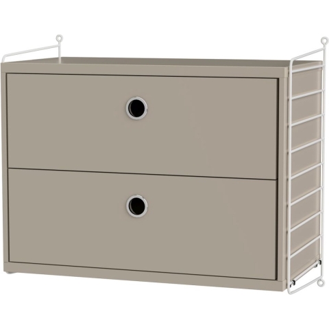 String Furniture Wall Side Panel 2-pack 50 X 30 Cm Wit