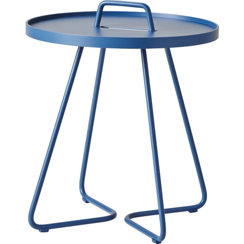 Cane-Line On-the-move Bijzettafel SØ44 Dusty Blauw