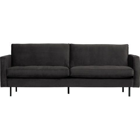 BePureHome Rodeo Velvet Classic Bank 2,5 Zits Antraciet