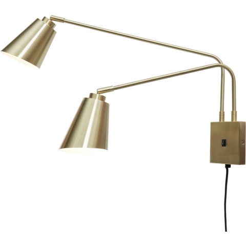 It's About Romi Bremen 2-kap Wandlamp Goud