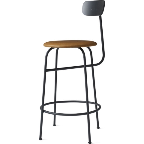 Audo Copenhagen Afteroom Counter Barkruk H92 Leder Dunes Cognac 21000