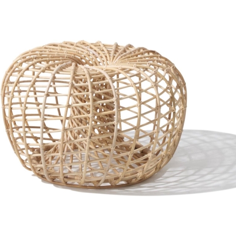 Cane-Line Nest Rattan HockerØ60 Indoor