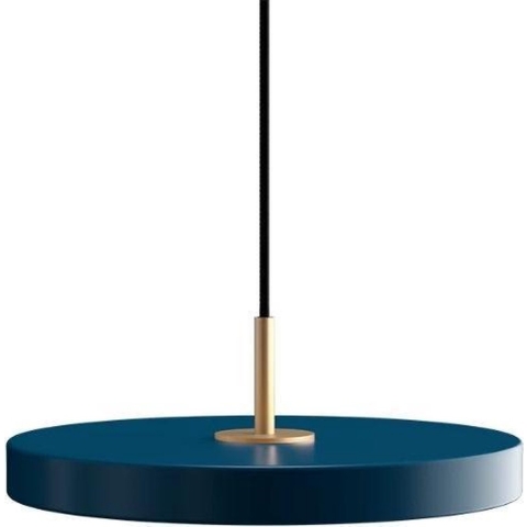Umage Asteria HanglampØ31 LED Mini Messing/petrol Blauw