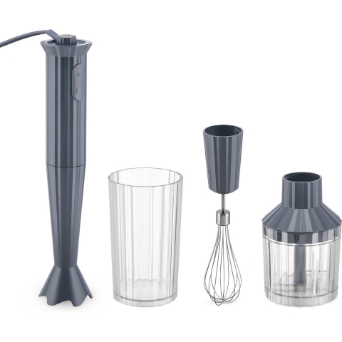 Alessi Plissé Handmixer Grijs