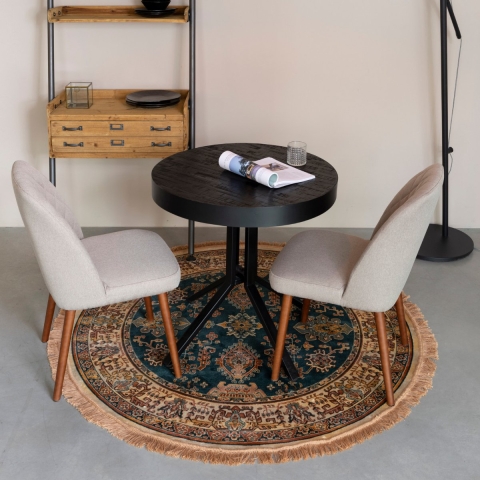 Livingstone Design Lewitt  VloerkleedØ160 Camel