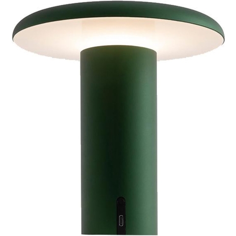 Artemide Takku Tafellamp LED Oplaadbaar Anodized Green
