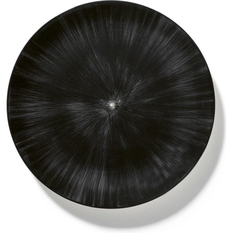 Serax Dé Tableware By Ann Demeulemeester Dinerbord Ø28 White/black 6