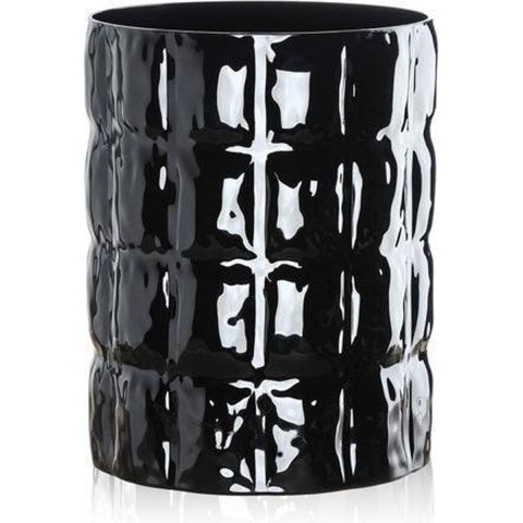 Kartell Matelassé Vaas Glanzend Zwart