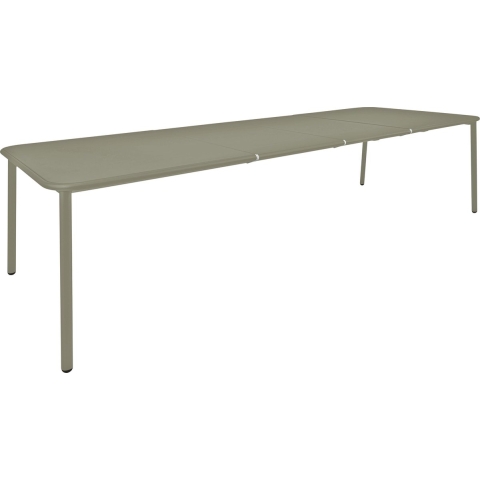Emu Yard Extensible Table Aluminium Tuintafel 160-270x98 Grijs/Groen