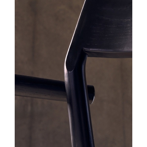 Kave Home Falconera Eetkamerstoel Zwart