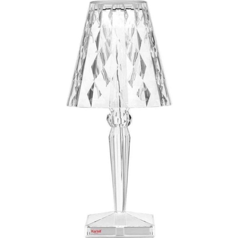 Kartell Big Battery Tafellamp LED Oplaadbaar Kristal
