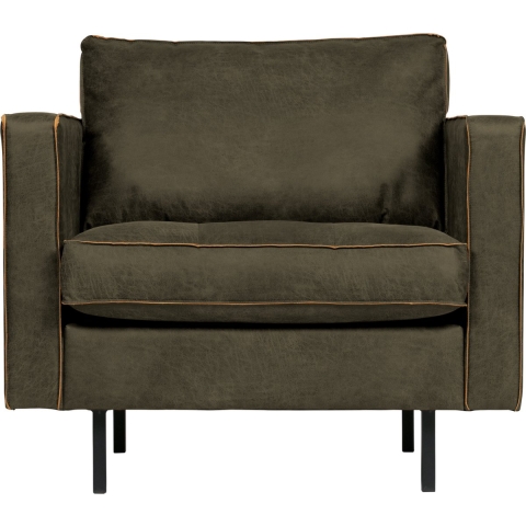 BePureHome Rodeo Classic Fauteuil Army