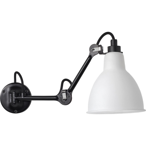 DCWÉditions Lampe Gras N204 Single Wandlamp Zwart