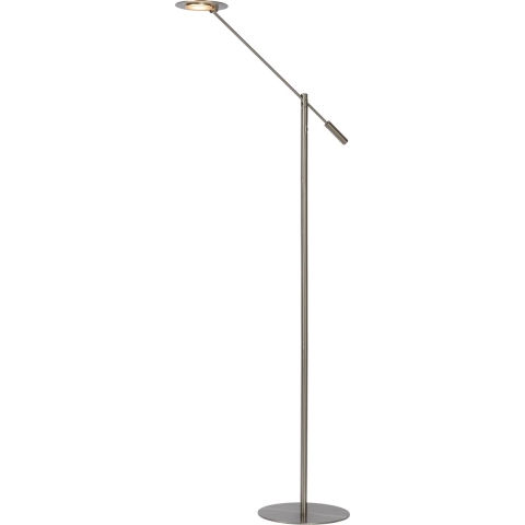 Lucide Anselmo Vloerlamp LED Mat Chroom
