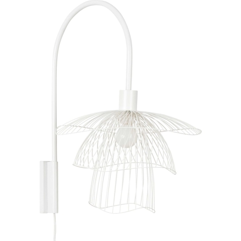 Forestier Papillon Wandlamp Wit