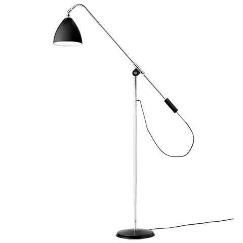 Gubi Bestlite BL4 Vloerlamp Chroom/zwart