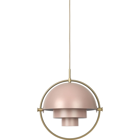 Gubi Multi-Lite HanglampØ36 Large Messing/rose Dust