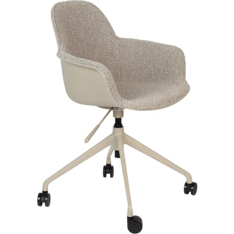 Zuiver Albert Kuip Bureaustoel Met Armleuning Taupe