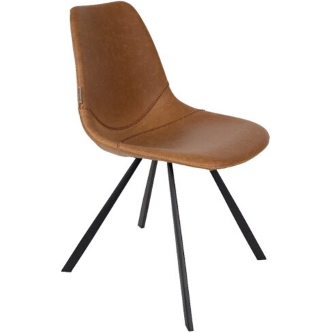 Dutchbone Franky Eetkamerstoel Bruin