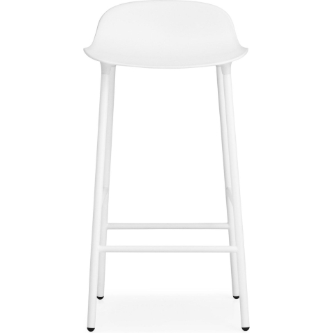 Normann Copenhagen Form Barstool Barkruk 75 Cm Met Stalen Onderstel Wit