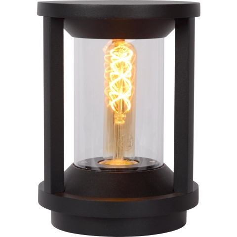 Lucide Cadix Sokkellamp Buiten IP65 Small Zwart